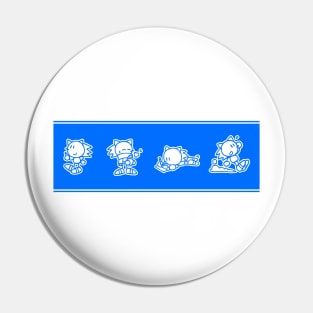 Sonic the Sketch-Hog Pin