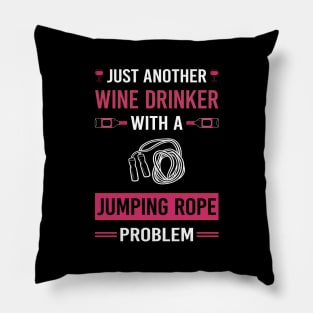 Wine Drinker Jump Jumping Rope Rope Skipping Pillow