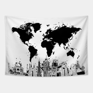 world map Tapestry