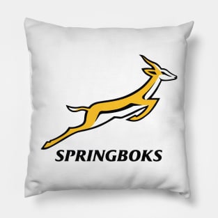 Springboks - The South Africa national rugby union team Pillow