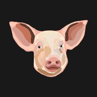 Pig Illustration T-Shirt