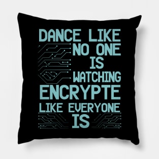 Website Internet IT Admin PC Encrypting Expert Funny Saying Pillow