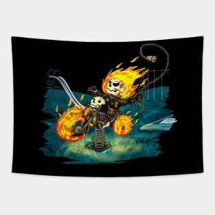 Baby Ghost Rider Tapestry