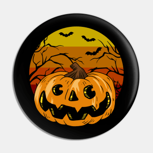 Vintage Halloween Pumpkin Pin