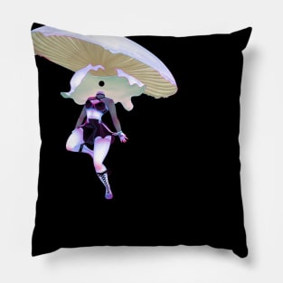 Destroying Angel Mushroom Pillow