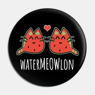 Watermeowlon Pin