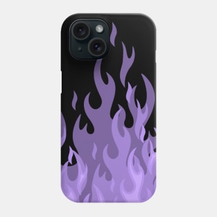 Just Purple Flames Phone Case