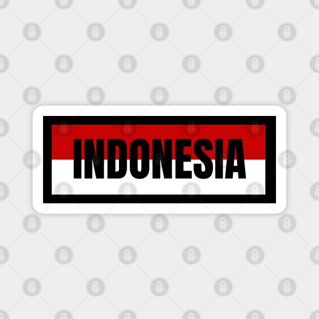 Indonesia in Indonesian Flag Magnet by aybe7elf