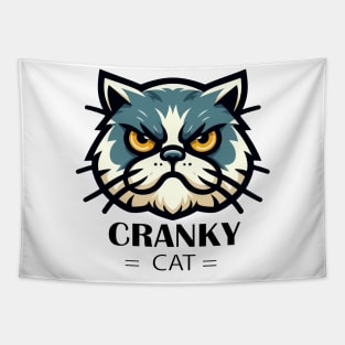 Cranky Cat Tapestry