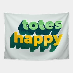 Totes Happy Word Art Tapestry