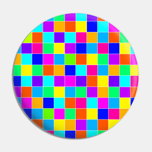 Random Colorful Squares With White Lines Pin