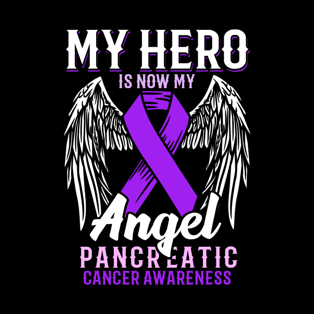 My Hero Is Now My Angel - Pancreatic Cancer Awareness by biNutz