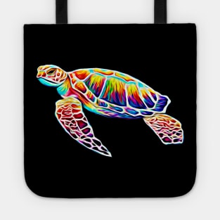 Rainbow Sea Turtle Tote