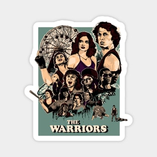 The Warriors Gangster Subway Fight Magnet