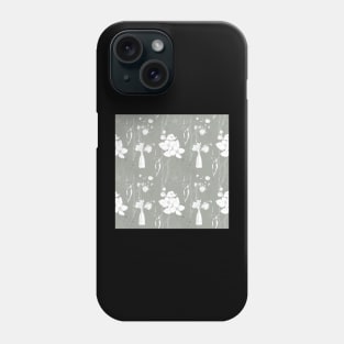 Line Art Spring Seamless Pattern Design Phone Case