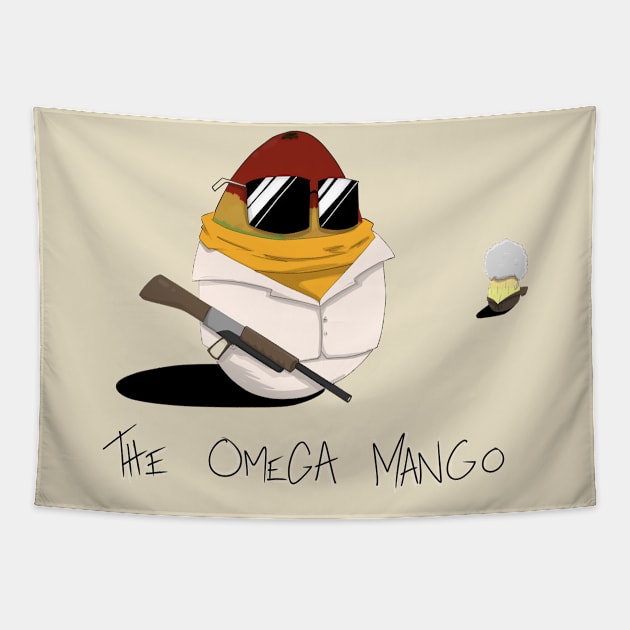 The Omega Mango Tapestry by Hawko