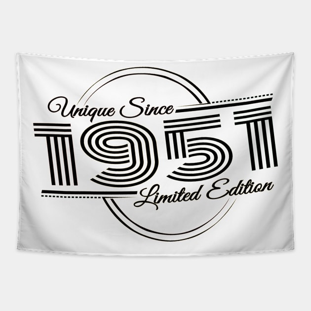 Unique since 1951 Limited Edition Tapestry by HBfunshirts