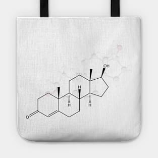 Testosterone Molecule Tote