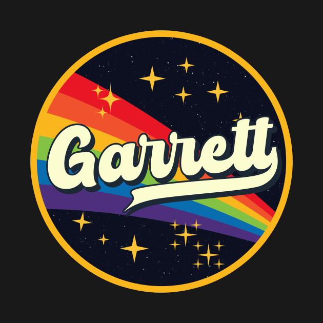 Garrett // Rainbow In Space Vintage Style by LMW Art