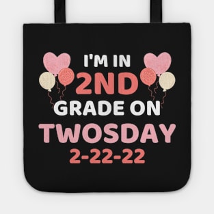 Funny It's My 2nd Grade On Twosday, Cute 2nd Twosday Grade, Numerology 2nd Grade Pop Design Gift Tote
