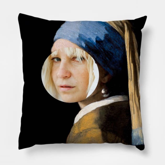 Collage Art Pillow by Stupidart1