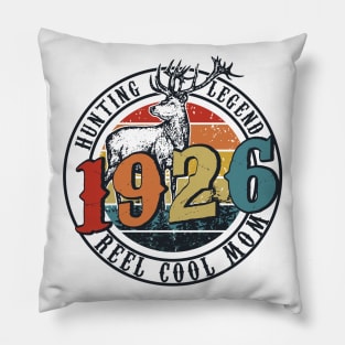 Funny Reel Cool Mom Hunting 1926 Lengend Father's Day Gift Pillow