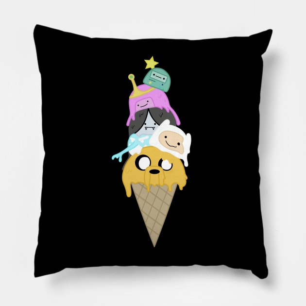 Fun Cone Pillow by randamuART