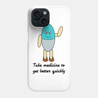 Illustration of medicine Phone Case