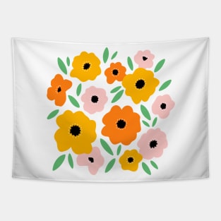 It feels like summer, beautiful bright flowers composition Tapestry