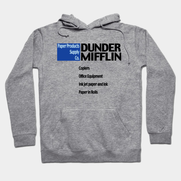 dunder mifflin zip up hoodie