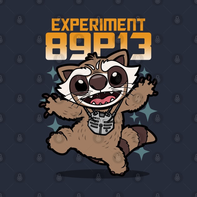 Experiment 89P13 Cute Kawaii Superhero Raccoon Alien Mashup by BoggsNicolas