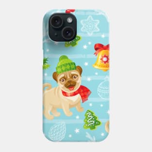 Pug Christmas Phone Case