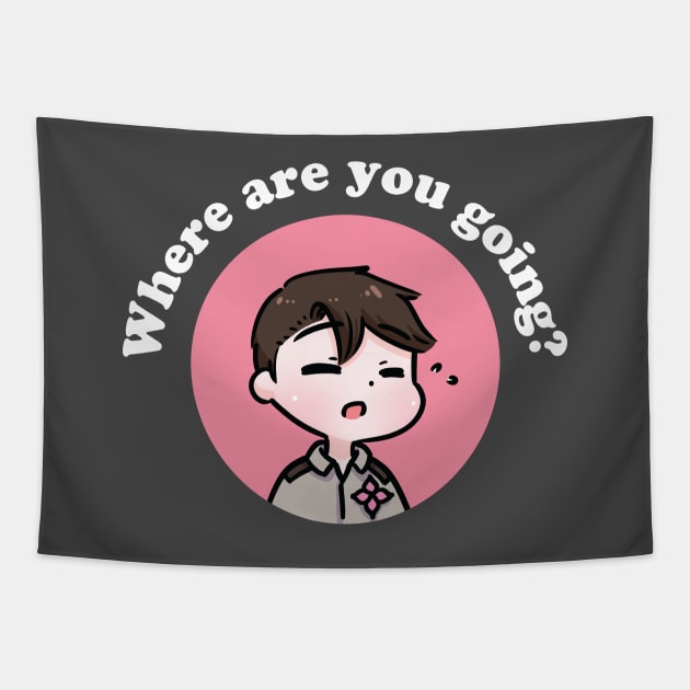 Hetalia Indonesia where are you going dark Tapestry by Oricca