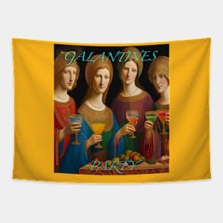 Medieval Galentines girls Tapestry