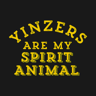 Yinzers Are My Spirit Animal Funny Pittsburgh T-Shirt