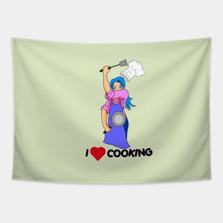 I Love Cooking Tapestry