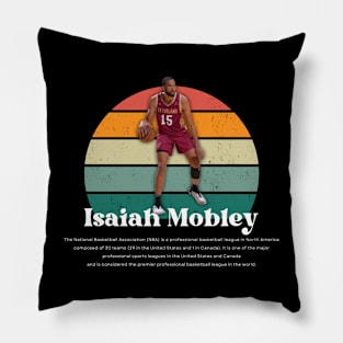 Isaiah Mobley Vintage V1 Pillow