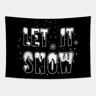 LET IT SNOW Tapestry