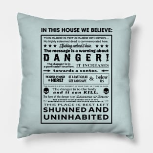 Cheugy Long Time Nuclear Waste Warning Pillow