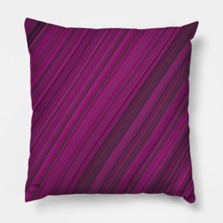 Thin Diagonal Stripe Pattern Pillow