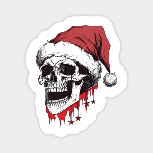 Christmas Celebration with a Skull Twist Magnet