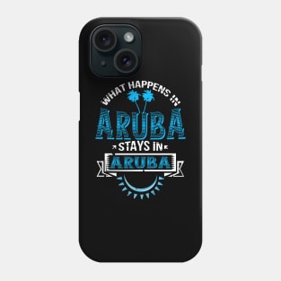 Aruba Caribbean Tropical Island Funny Saying Phone Case