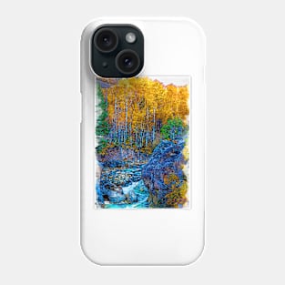 Autumn Vibe Waterfall At Aspen USA Phone Case