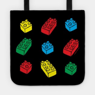 Cute Hand-Drawn Lego Illustration Tote