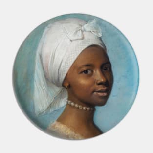 Portrait of a Young Woman Pin