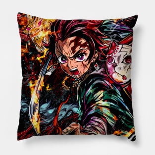 Fire slayer power Pillow