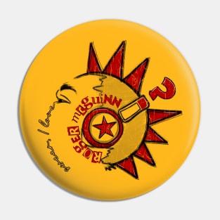 I Love Roger McGuinn 2Tone Pin