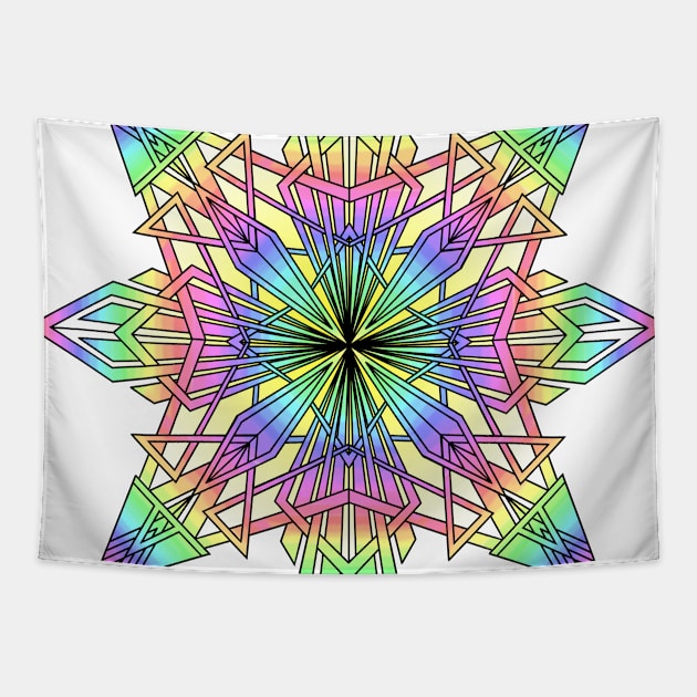 Shine Your Light in Rainbow Tapestry by SonoSonoStudio