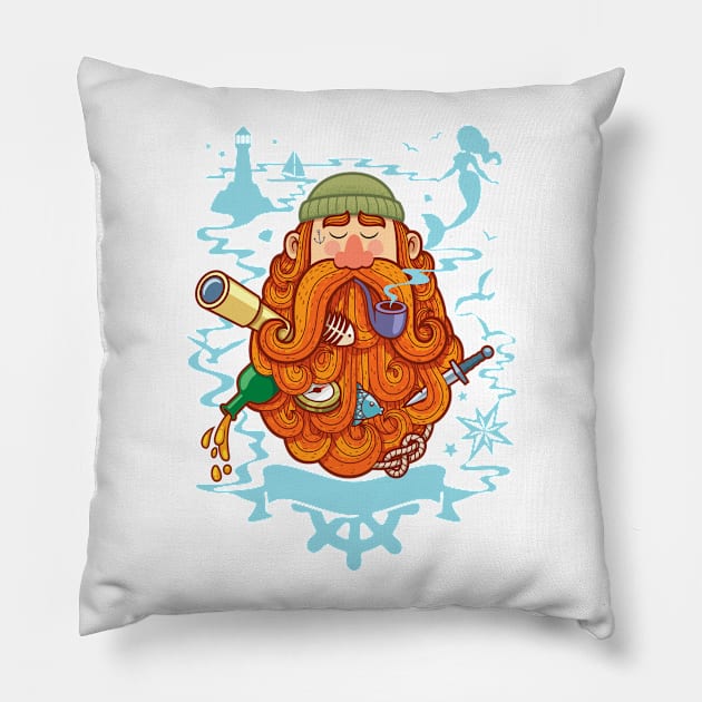 Sailor Pillow by Malchev