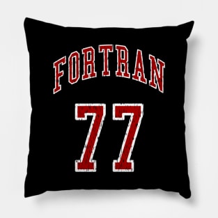 FORTRAN 77 Programming Language Old School Programmer Design Pillow